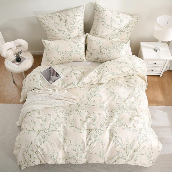 Faunna Kussensloop 40 x 80 cm (set van 2) met ritssluiting, 100% langvezelig katoen, stil en ademend
