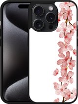 Cazy Hardcase Hoesje geschikt voor iPhone 15 Pro Flower Branch