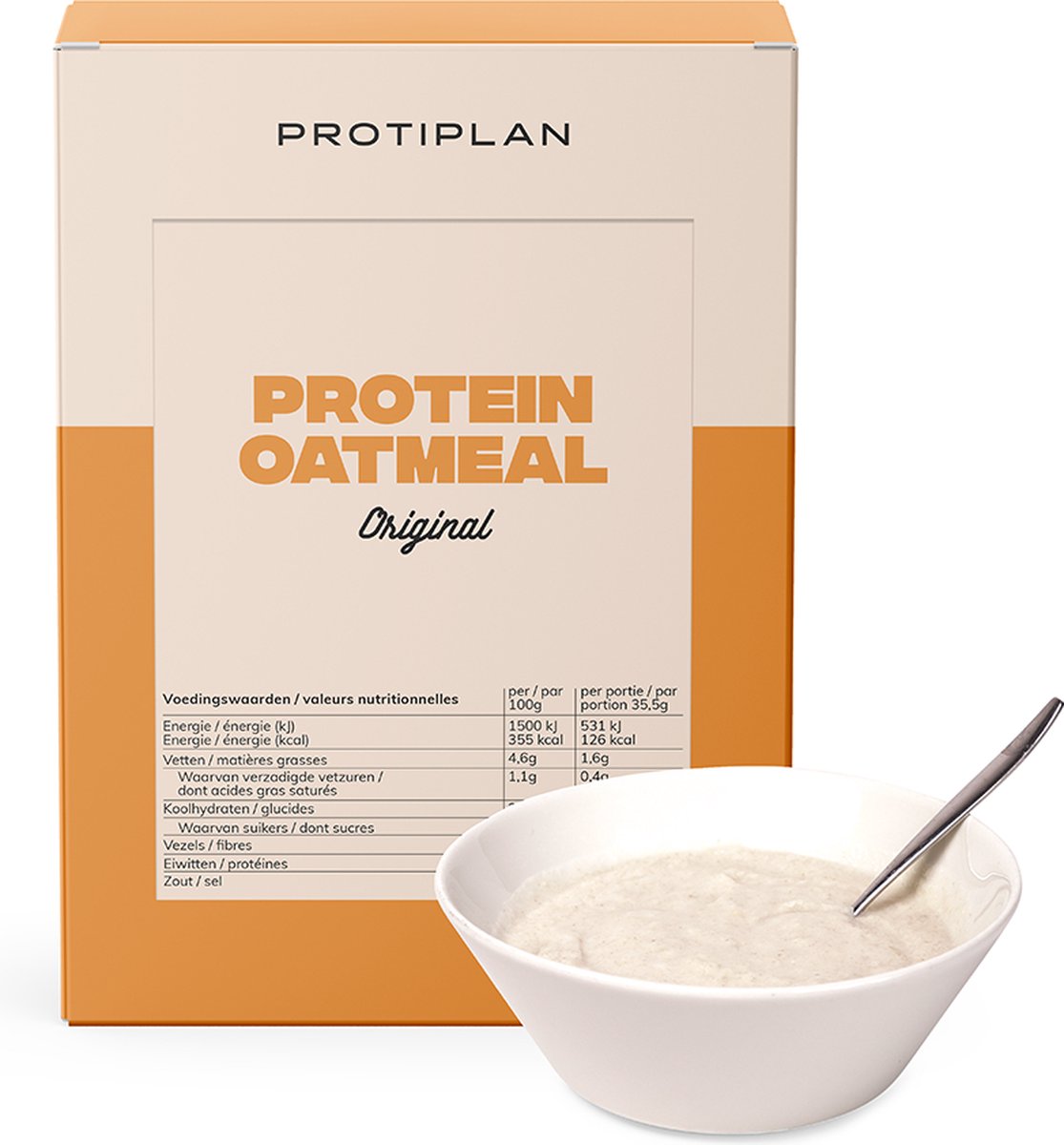 Goedkoopste Protiplan | Havermout Naturel | 7 x 36 gram