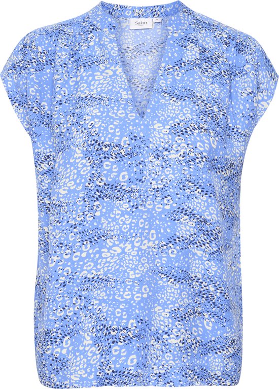 Saint Tropez DaciaSZ SS Blouse Dames Blouse - Maat M