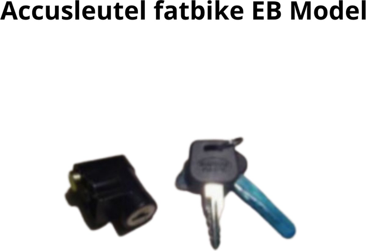 Sleutel accu EB Fatbike - EB2 EB3 EB4 EB8 - 7go | Sache Bikes