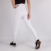 Pantalon d'Équitation Montar Highwaist Megan 2.0 Full Grip White - 46