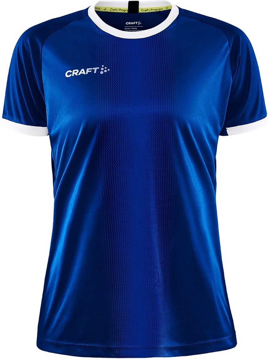 Craft Progress 2.0 Progress 2.0 Graphic Shirt Korte Mouw Dames - Royal / Wit | Maat: M