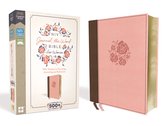 NIV Journal the Word Bible- NIV, Journal the Word Bible for Women (With Space for Your Own Artwork), Leathersoft, Brown/Pink, Red Letter, Comfort Print
