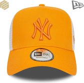 New York Yankees League Essential Papaya Smoothie Trucker Cap