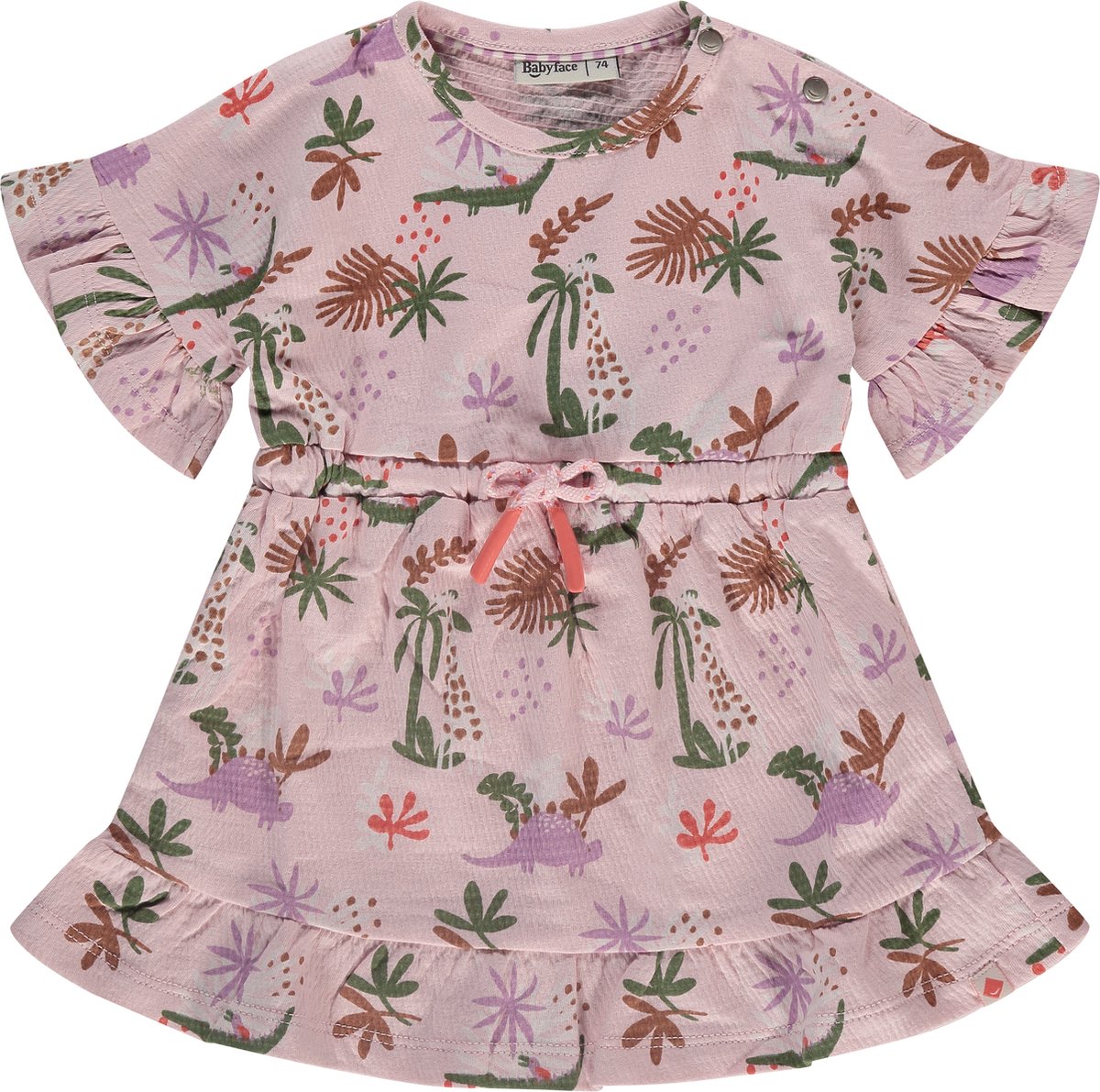 Babyface baby girls dress Meisjes Jurk - vanilla - Maat 62