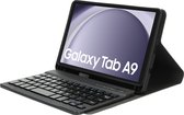 Mobiparts - Blauwtooth Keyboard Case Samsung Galaxy Tab A9 (2023) - Zwart