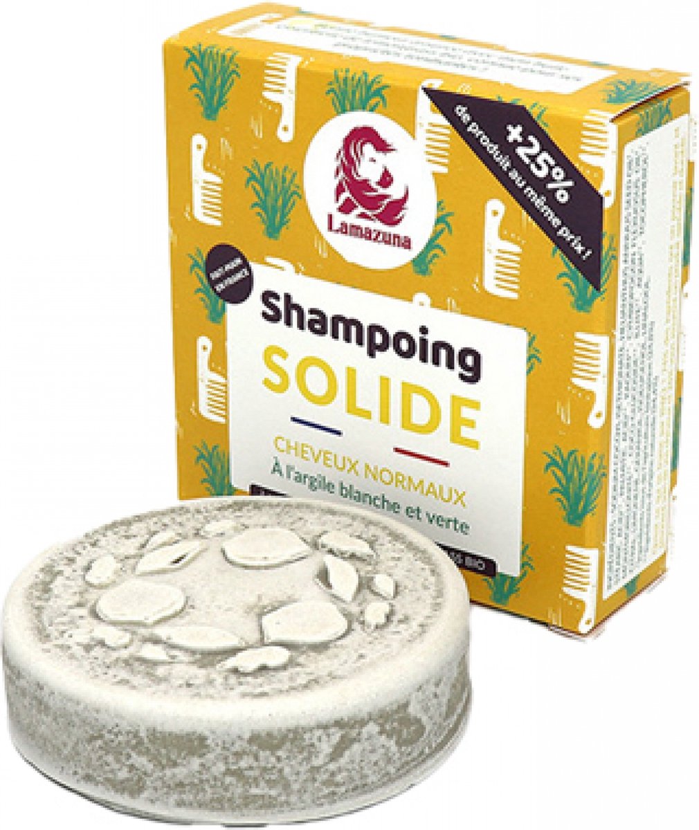 Lamazuna Witte en Groene Klei Normaal Haar Shampoo 70 ml