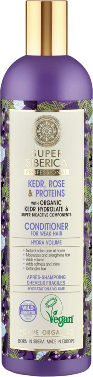 Natura Siberica Super Siberica Hydra Volume Conditioner Voor Breekbaar Haar 400 ml