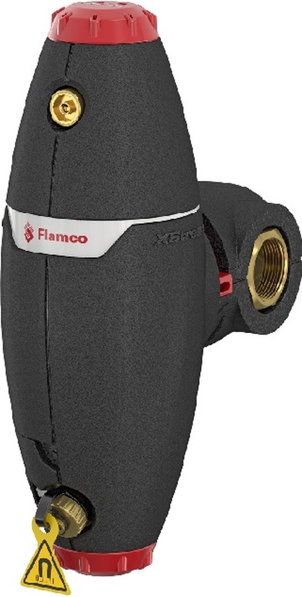 Flamco Xstream Vent-Clean lucht/vuilafscheider 22mm knel