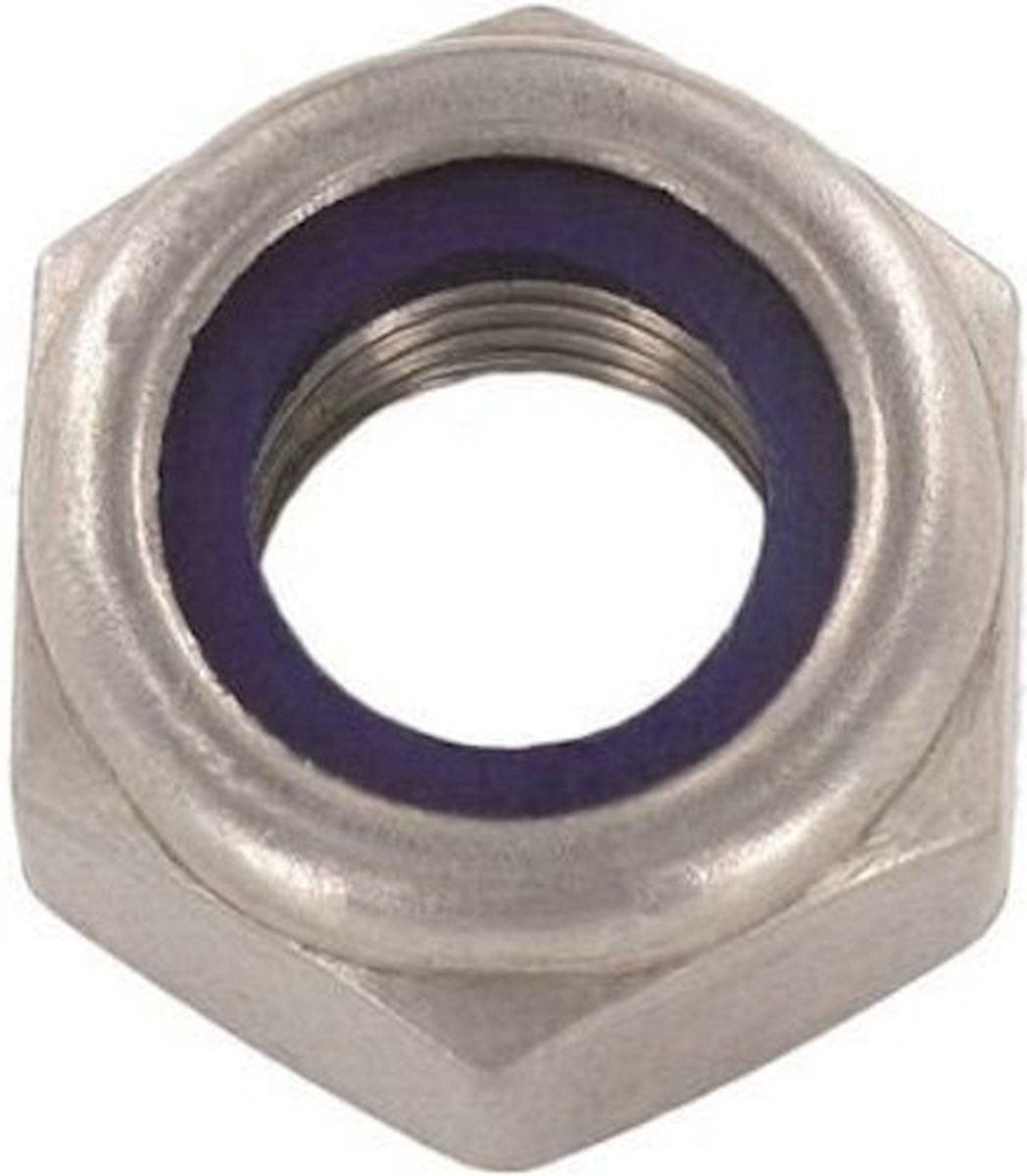 A.S.F. Fischer Nyloc Borgmoer verzinkt M5 doos 100 st
