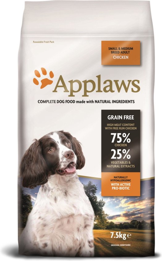 Applaws Dog Adult Small / Medium Chicken - 7.5 KG