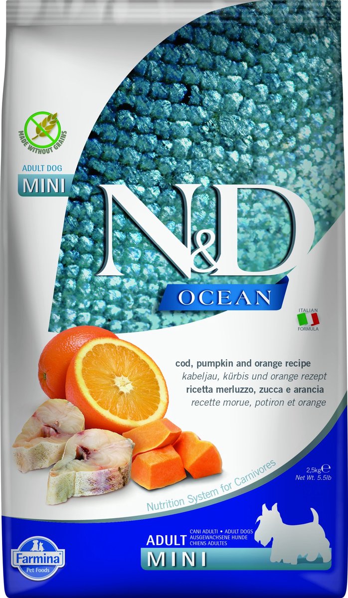 Farmina N&D Ocean Zalm Hondenvoer voor Volwassen Medium/Grote Rassen 12 kg