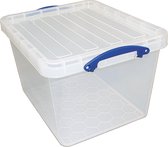 Really Useful Box opbergdoos 40 l, nestbaar, transparant