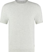 Blue Industry - Knitted T-Shirt Melange Ecru - Heren - Maat XXL - Modern-fit