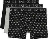 Hom Lange short - 3 Pack T033 Black/Grey - maat XL (XL) - Heren Volwassenen - Katoen/elastaan- 402526-T033-XL