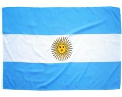 CHPN - Vlag - Vlag van Argentinië - Argentijnse vlag - Argentijnse Gemeenschaps Vlag - 90/150CM - Argentina flag - Vlag van Argentinië - Buenos Aires