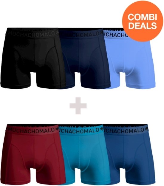 Muchachomalo Heren Boxershorts - 3 Pack - Maat XXL - Mannen Onderbroeken