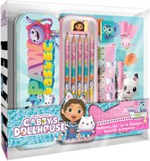 Maison de poupée de Gabby - ensemble stationnaire avec cahier - livre de coloriage - avec crayons et autocollants - artisanat - ensemble de coloriage pour filles