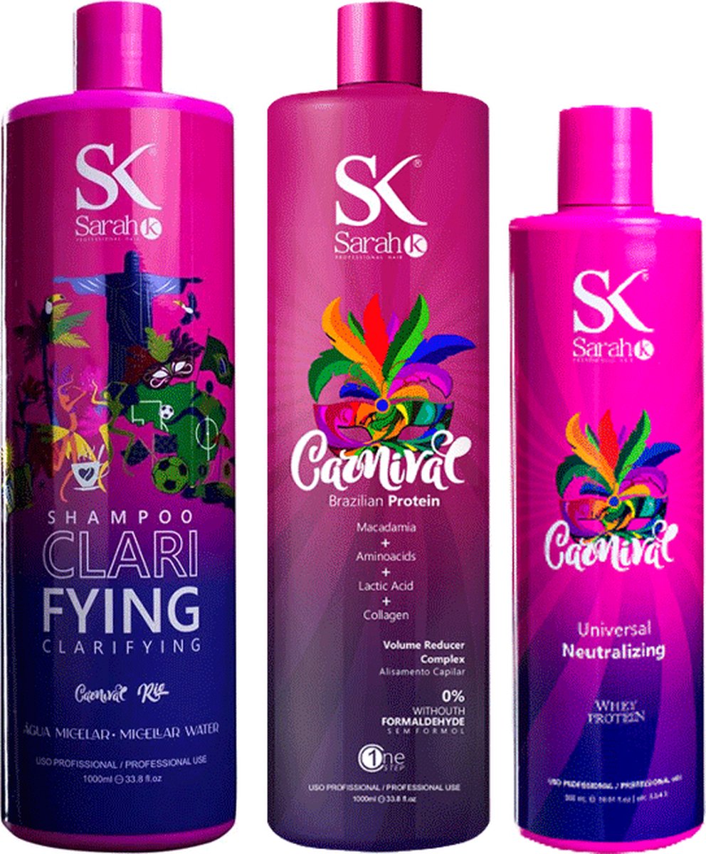 Sarah K Professional Hair Carnival Proteïne Behandeling Kit 2500ml