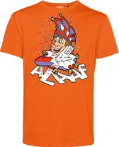 T-shirt Alaaf | Carnavalskleding heren | Carnaval Kostuum | Foute Party | Oranje | maat XS