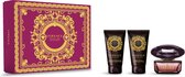 Versace Crystal Noir Giftset - 50 ml eau de toilette spray + 50 ml showergel + 50 ml bodylotion - cadeauset voor dames