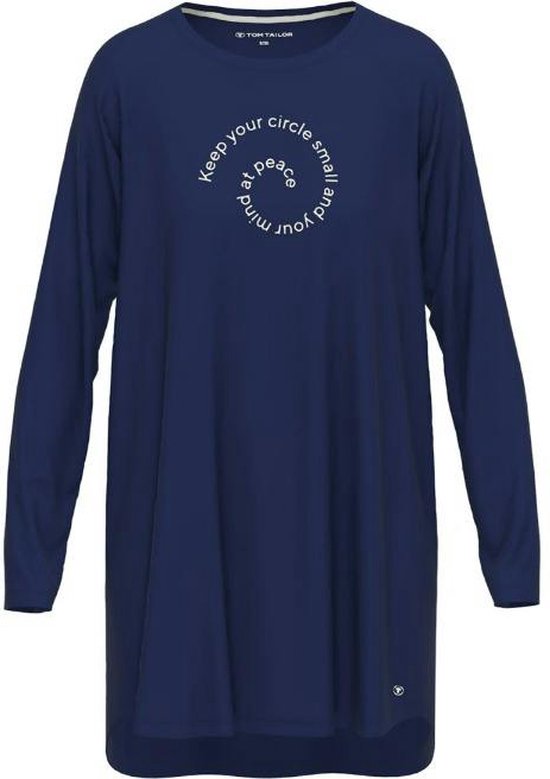 TOM TAILOR Nightwear - Dames Nachthemd - Blauw