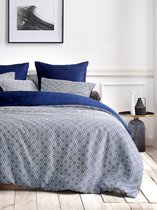 De Witte Lietaer Housse de couette Katoen Satin Eloise - Lits Jumeaux - 240 x 220 cm - Blauw