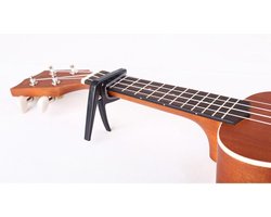 Capo | geschikt voor ukulele | zwart