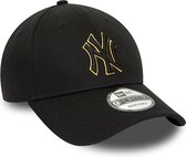 New Era - New York Yankees Metallic Outline Gold/ Black 9FORTY Adjustable Cap