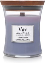 Bol.com WoodWick Hourglass Medium Geurkaars - Lavender Spa aanbieding