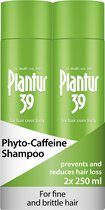 Plantur 39 Cafeïne Shampoo voorkomt en vermindert haaruitval 2x 250ml | Voor fijn broos haar