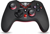 Spirit of Gamer XGP – Geschikt voor PS3 / PC – Game Controller – Draadloze Controller – Dubbele Vibratiemotor – LED-indicatoren – Turbo knop – Zwart/Rood