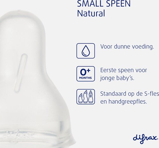 Difrax Flessenspeen Wide - Maat Small - 4 stuks van Difrax — afbeelding 5