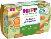 HiPP Délices du Jardinière de Légumes van 6 Maanden Biologisch 2 Potten