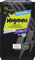 Pampers Ninjamas - Pyjama Pants Nacht - Jongen - 4/7 jaar - Small Pack - 10 luierbroekjes