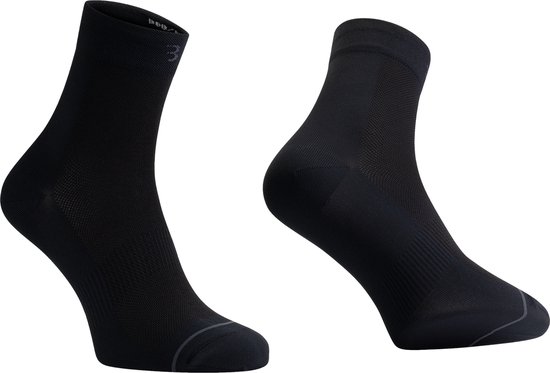 Foto: Bbb cycling combifeet wielrensokken duurzame fietssokken zomer 3 paar lengte 13cm zwart maat 39 43 bso 20