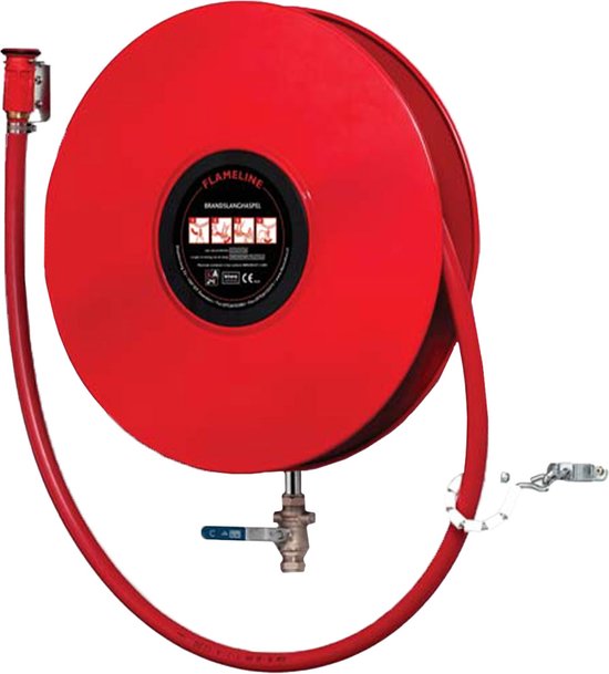 Brandslanghaspel 30 meter – 600 mm blad – 3/4