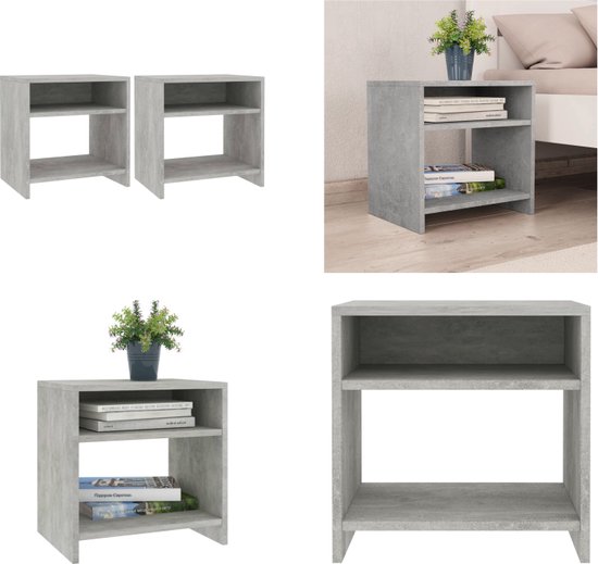 Nachtkastjes 2 st zwevend 40x30x15 cm bewerkt hout wit kopen