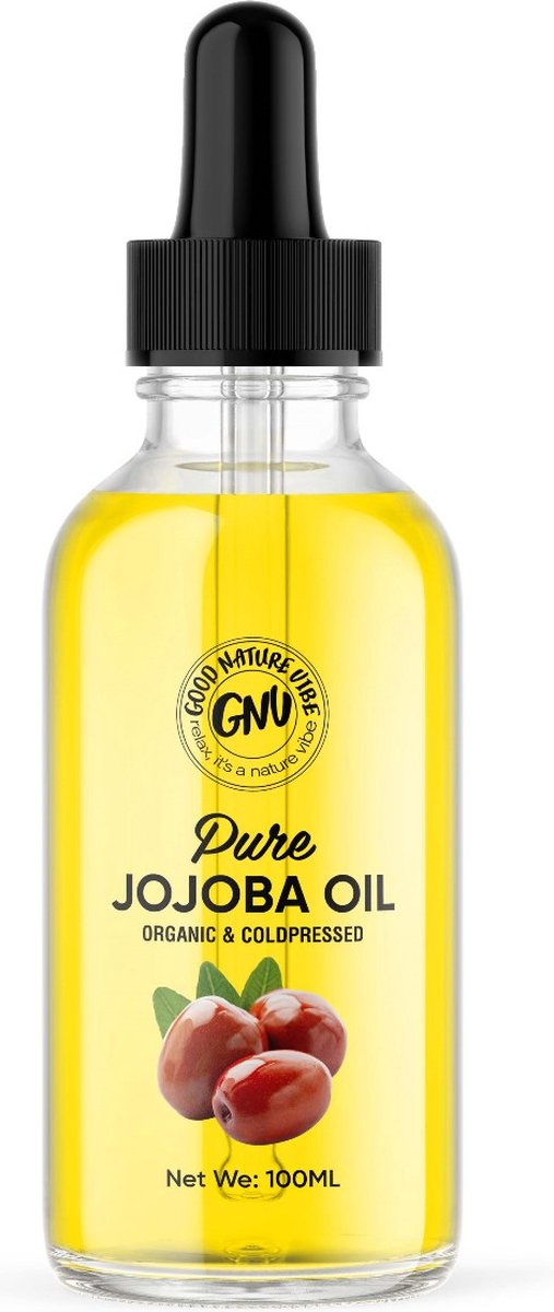 Goedkoopste Jojoba olie - 100 Puur , Koudgeperst en onbewerkt - Beschermt de Huid Tegen Veroudering - Duurzame glazen pipetfles - Veganistisch en Dierproefvrij, Premium Kwaliteit - 100Ml per verpakking