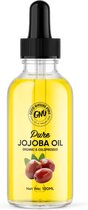 Jojoba olie - 100% Puur , Koudgeperst en onbewerkt - Beschermt de Huid Tegen Veroudering - Duurzame glazen pipetfles - Veganistisch en Dierproefvrij, Premium Kwaliteit - 100Ml per verpakking