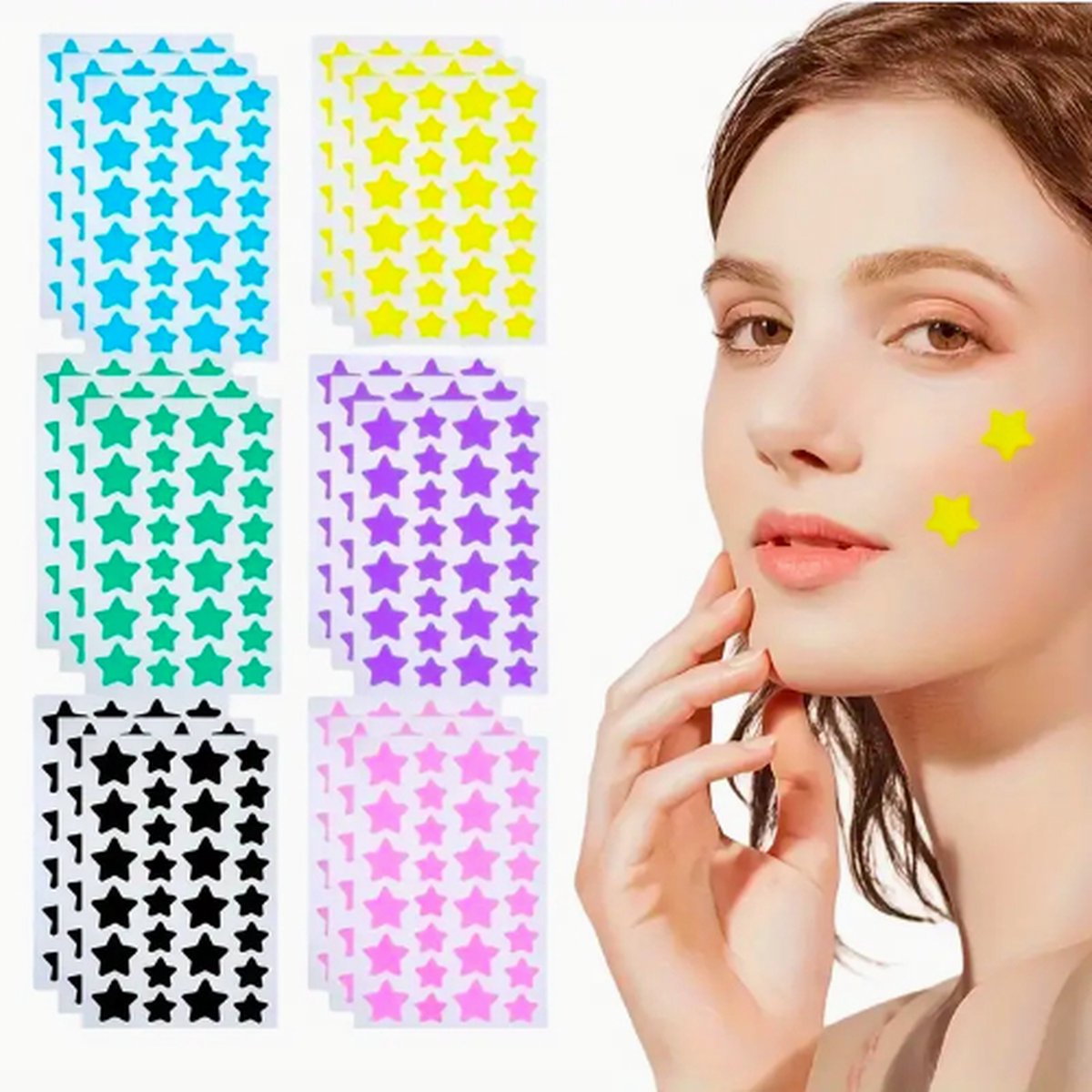 400 Pimpel patches - Pimpel patch - Puist verwijderaar - Acne pleister - puisten verwijderen - 10 vellen van 40 stuks