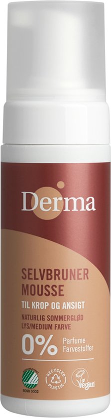 Derma Sun - Zelfbruinende Mousse - 150 ML - Egaal Resultaat - Hydraterend - Vegan