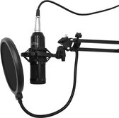 Media-Tech - condensatormicrofoon, verstelbaar statief met accessoires - MT397K