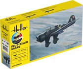1:72 Heller 56247 PZL P-23 A/B Karas Plane - Starter Kit Plastic Modelbouwpakket