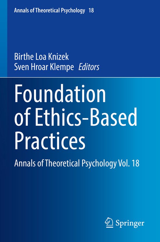 Annals of Theoretical Psychology18- Foundation of Ethics-Bas ... - cover