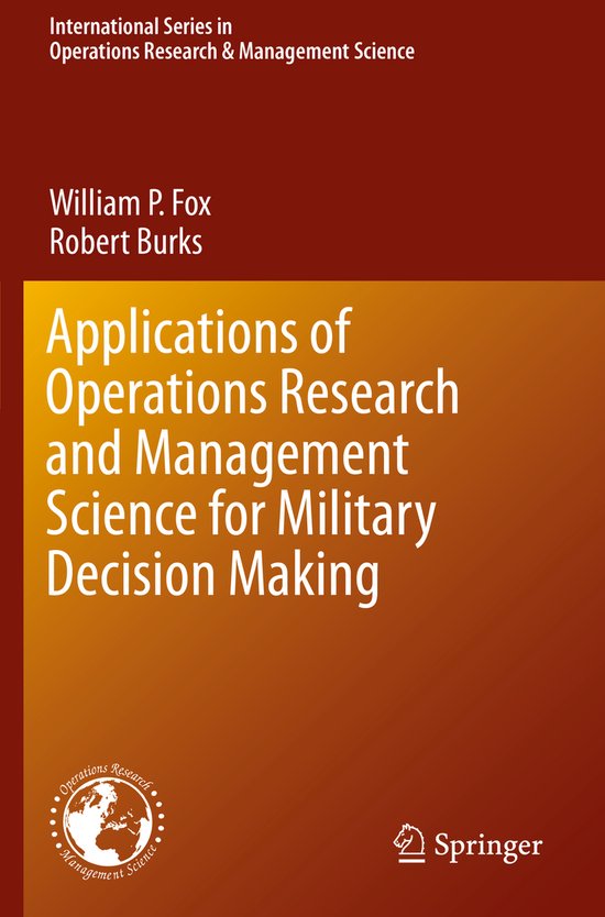 Applications of Operations Research and Management Science f ... - cover