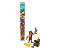 foto van Plus-Plus Tube piraat 100 delige bouwset - 4268 - Bouwspeelgoed - Constructiespeelgoed - Set met bouwstenen - Vanaf 5 jaar