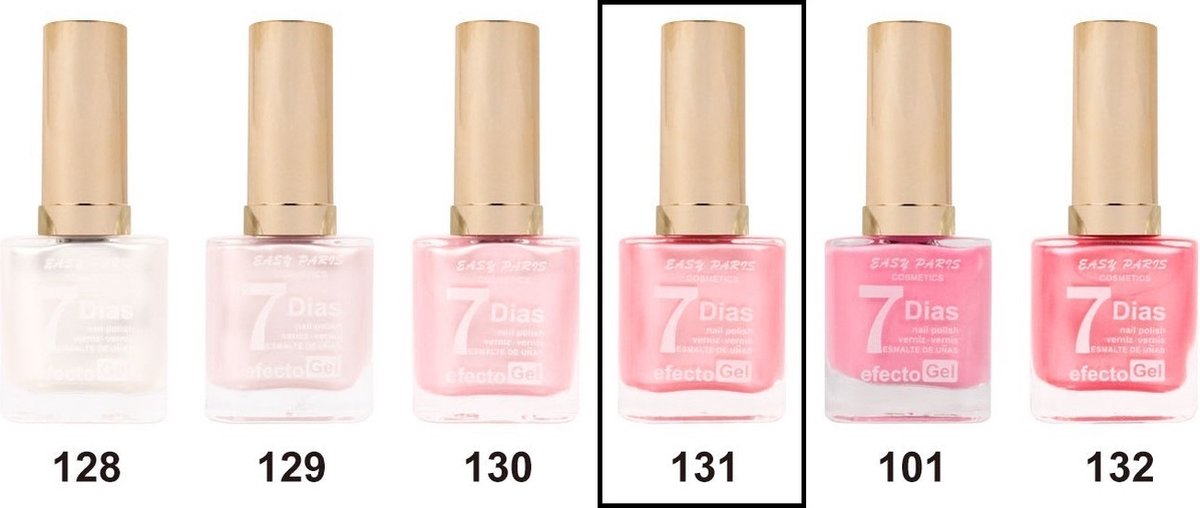 Goedkoopste Easy Paris - Nagellak - Parelmoer Roze - 1 flesje met 13 ml inhoud - Nummer 131