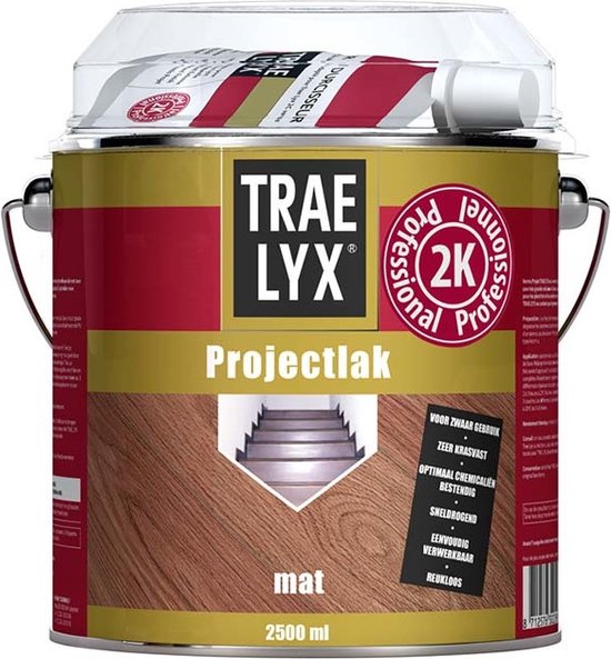 Traelyx Projectlak - 2.5L - 10-12 m²/l